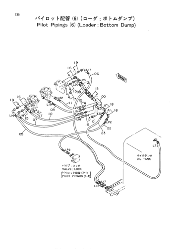 PILOT PIPINGS (6) (LOADER;BOTTOM DUMP)