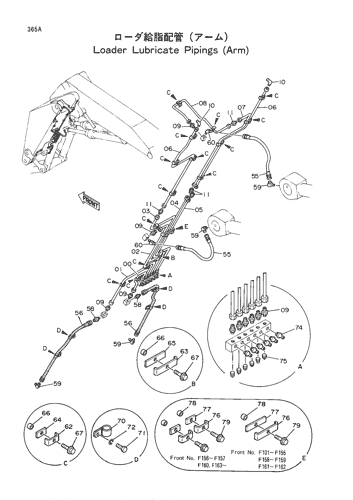 LOADER LUBRICATE PIPINGS (ARM)