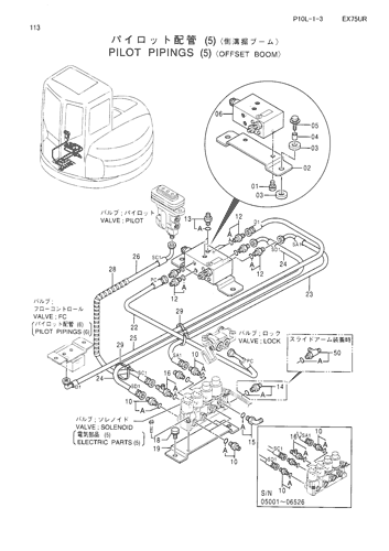 PILOT PIPINGS (5)-OFFSET BOOM-