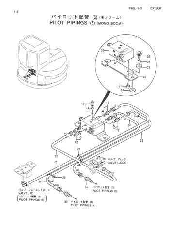 PILOT PIPINGS (5)-MONO BOOM-