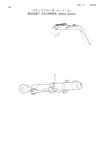 BUCKET CYLINDER -MONO BOOM-