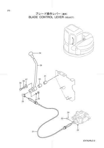 BLADE CONTROL LEVER -SELECT-