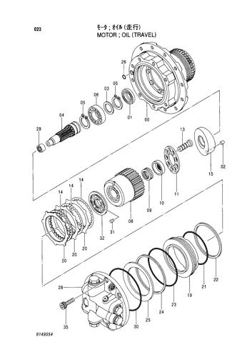 OIL MOTOR (TRAVEL)