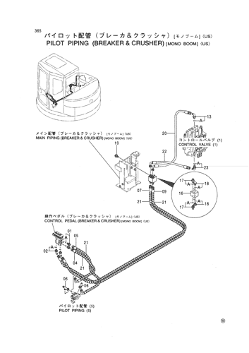 PILOT PIPING (BREAKER & CRUSHER) [MONO BOOM] -US-