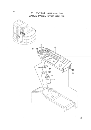 GAUGE PANEL [OFFSET BOOM] -UR-