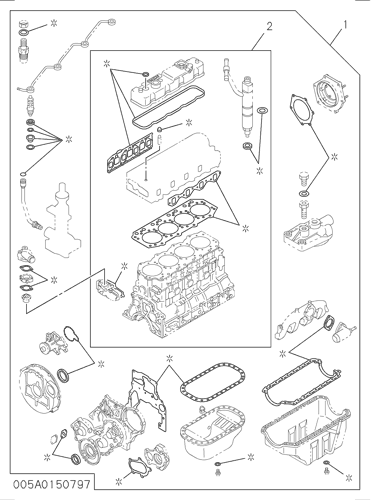 005- ENGINE GASKET KIT