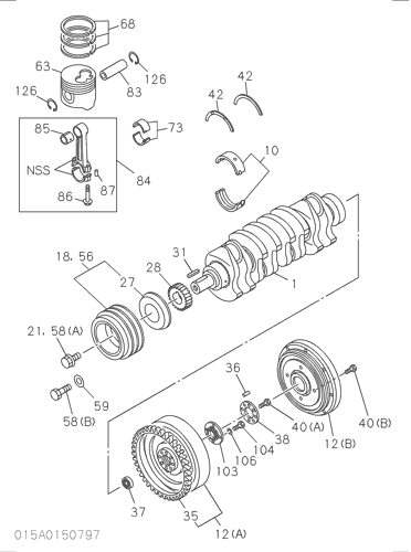 015- CRANKSHAFT,PISTON AND
