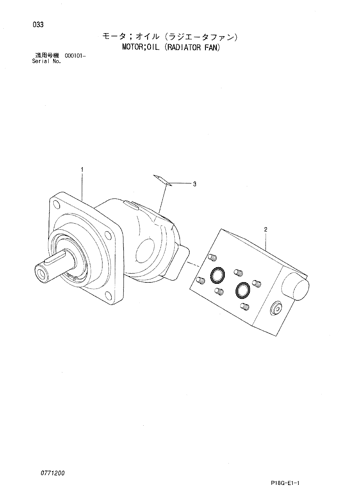 MOTOR;OIL (RADIATOR FAN)