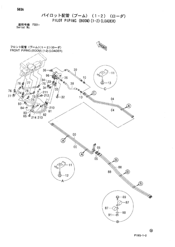 PILOT PIPING (BOOM)(1-2)(LOADER)