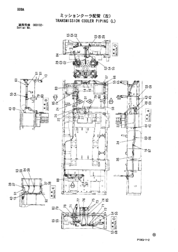 TRANSMISSION COOLER PIPING (L)