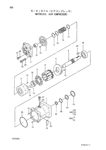 MOTOR;OIL (AIR COMPRESSOR)