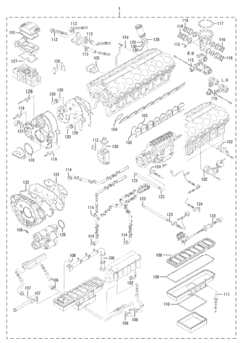 OVERHAUL GASKET KIT(PART-3)
