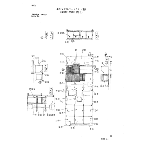 ENGINE COVER (3)(L)