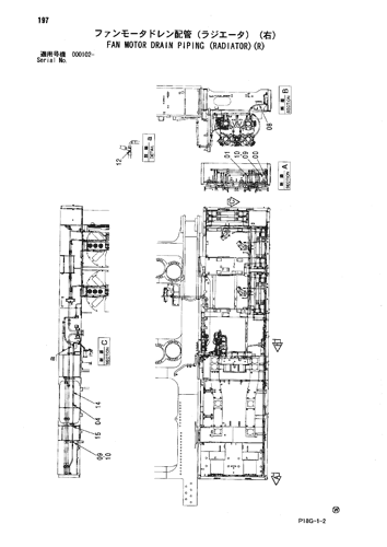 FAN MOTOR DRAIN PIPING (RADIATOR)(R)