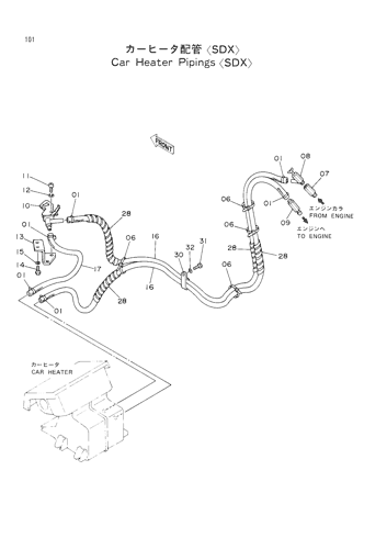 HEATER PIPINGS -SDX-