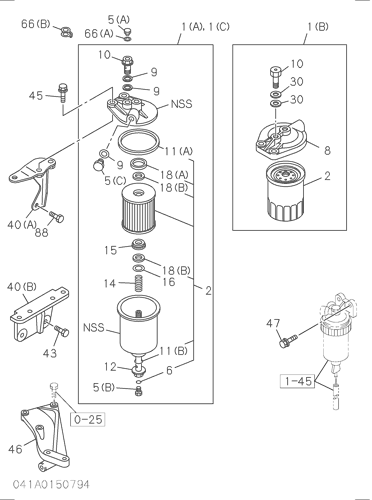 FUEL FILTER AND