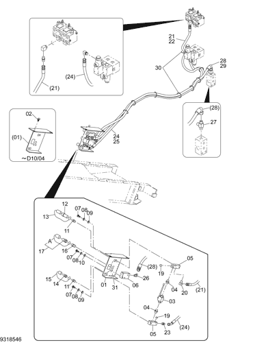 HYDRAULIC PIPING (PTO)