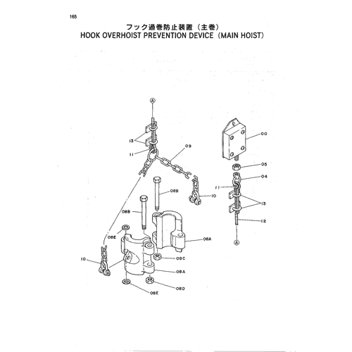 HOOK OVERHOIST PREVENTION DEVICE (MAIN HOIST)