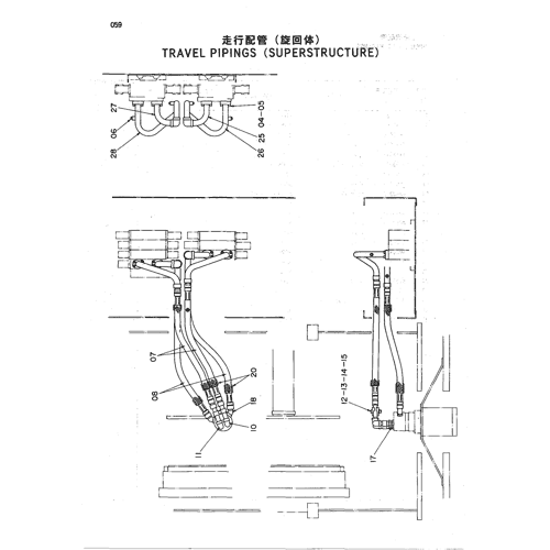 TRAVEL PIPINGS (SUPERSTRUCTURE)