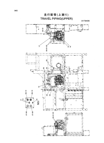 TRAVEL PIPING(UPPER)