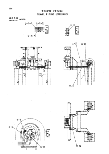 TRAVEL PIPING (CARRIAGE)