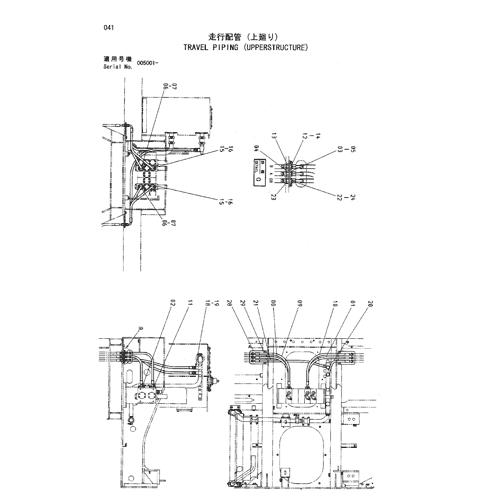 TRAVEL PIPING (UPPERSTRUCTURE)
