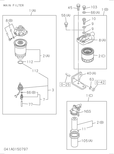 041- FUEL FILTER AND