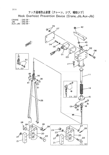 HOOK OVERHOIST PREVENTION DEVICE (CRANE, JIB, AUX-JIB)