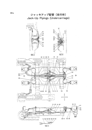 JACK-UP PIPINGS (UNDERCARRIAGE)