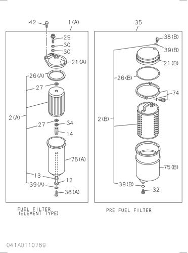 FUEL FILTER AND