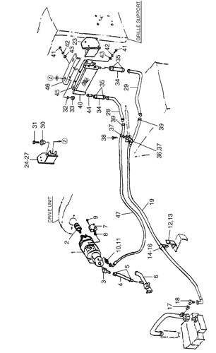 HYDRAULIC LINE (OIL COOLR)