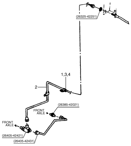 BRAKE LINE (2-2)