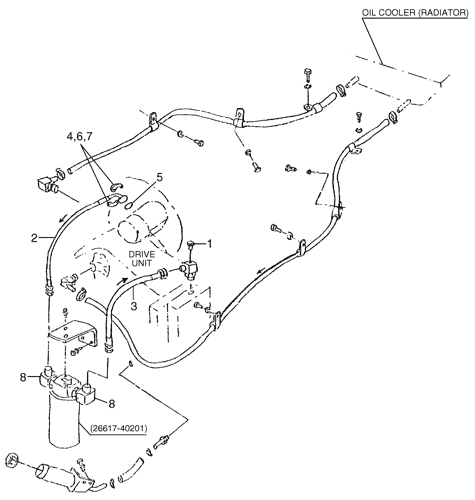 HYDRAULIC LINN (TRANSMISSION)