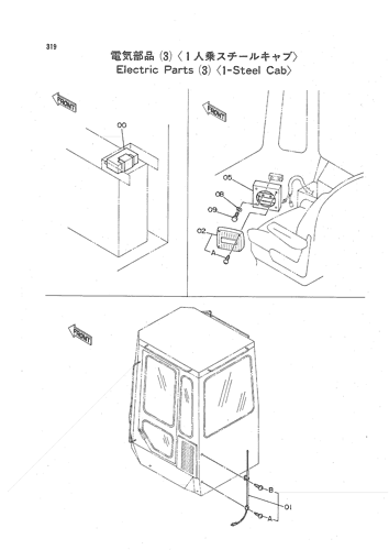 ELECTRIC PARTS (3) -1-STEEL CAB-