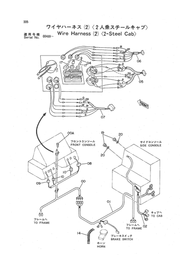 WIRE HARNESS (2) -2-STEEL CAB-