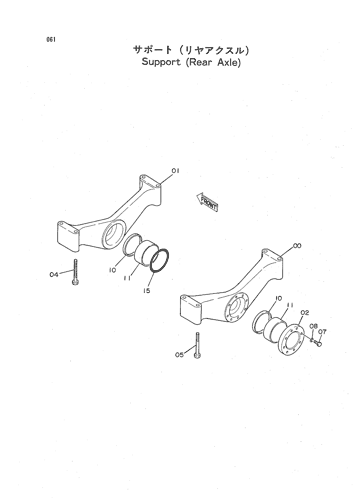 SUPPORT (REAR AXLE)