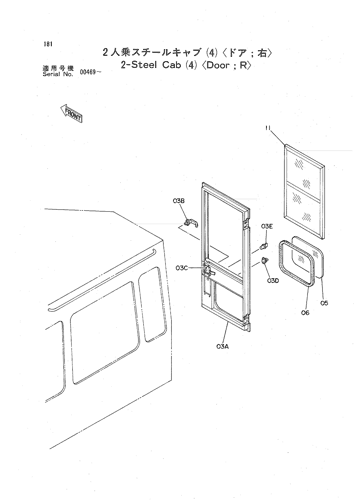 2-STEEL CAB (4) -DOOR;R-