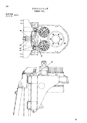 THRUST CYL.