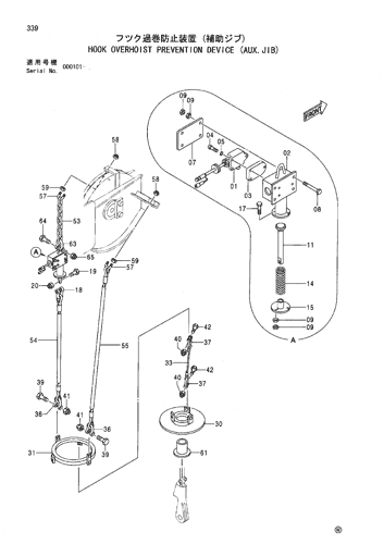 HOOK OVERHOIST PREVENTION DEVICE (AUX.JIB)