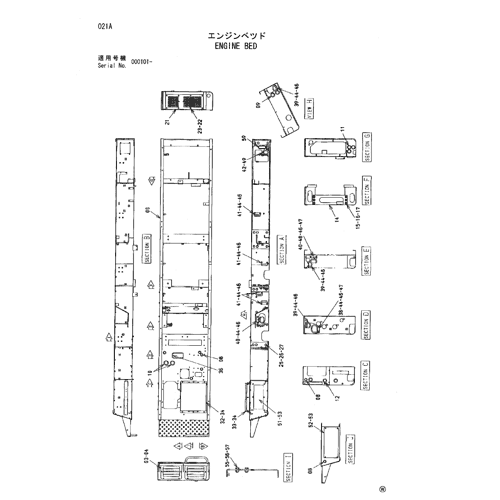 ENGINE BED