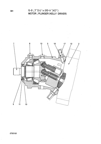 MOTOR;PLUNGER (KELLY DRIVER)