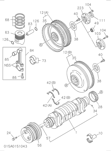 015- CRANKSHAFT,PISTON AND