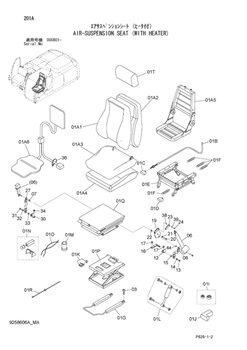 AIR-SUSPENSION SEAT (WITH HEATER)