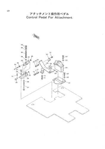 CONTROL PEDAL FOR