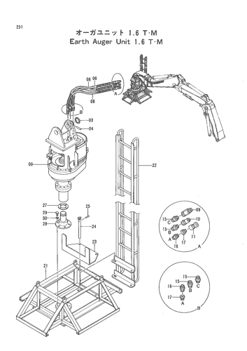 EARTH AUGER UNIT 1.6 T･M