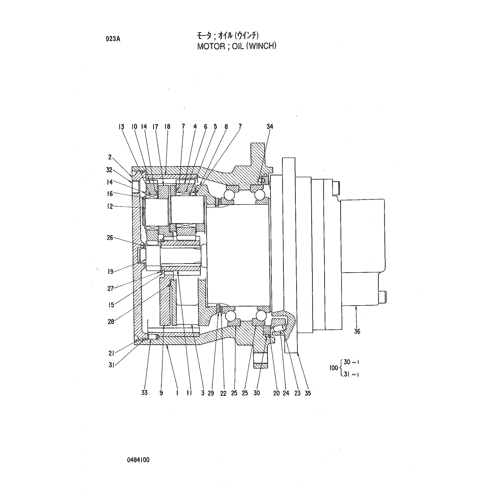 MOTOR;OIL (WINCH)