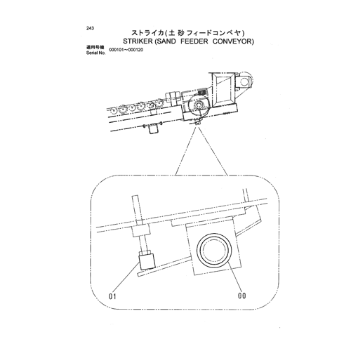 STRIKER (SAND FEEDER CONVEYOR)
