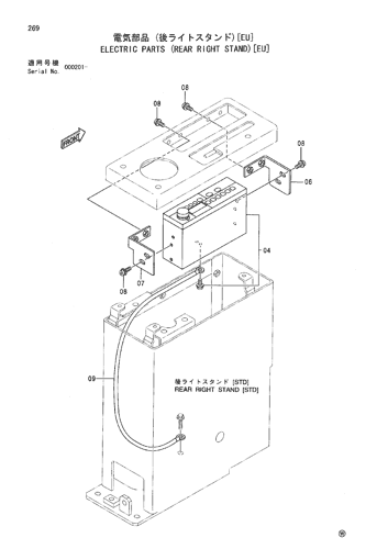 ELECTRIC PARTS (REAR RIGHT STAND)[EU]