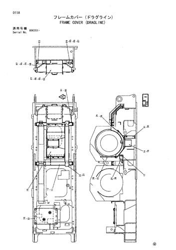 FRAME COVER (DRAGLINE)