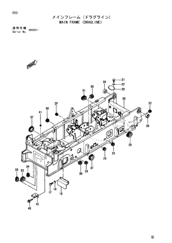 MAIN FRAME (DRAGLINE)
